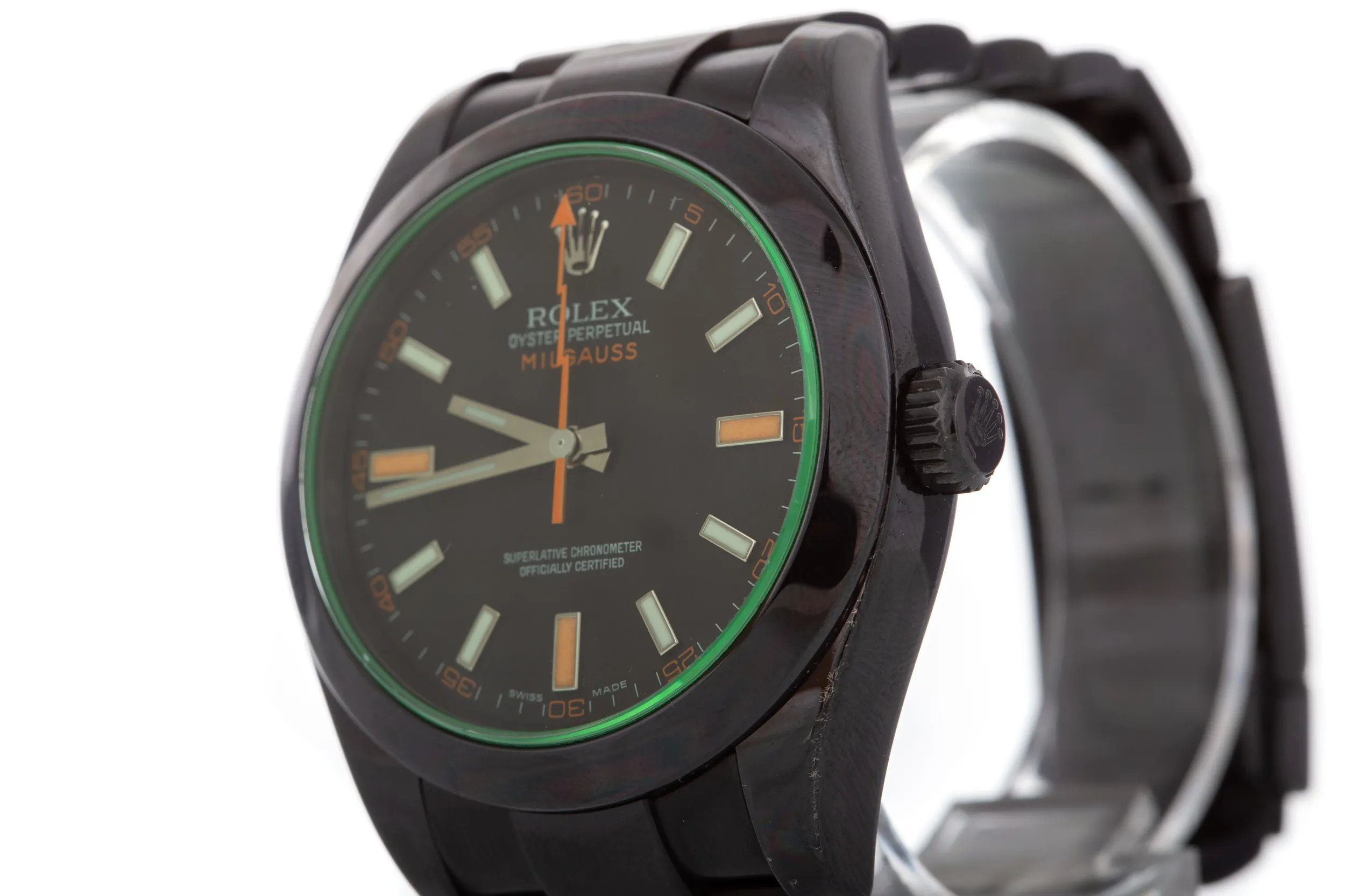 Rolex Milgauss 40mm Stainless steel and PVD Black 1