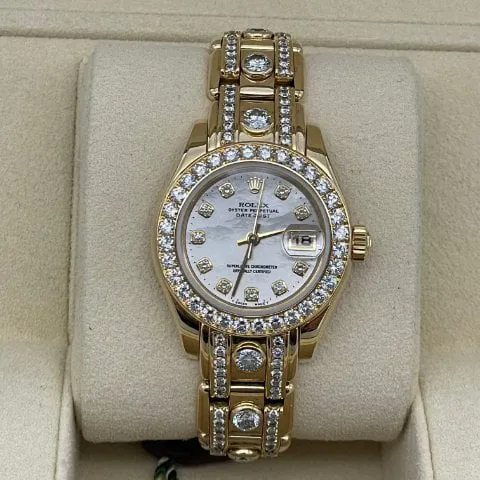 Rolex Pearlmaster 69298 29mm Yellow gold Mother-of-pearl