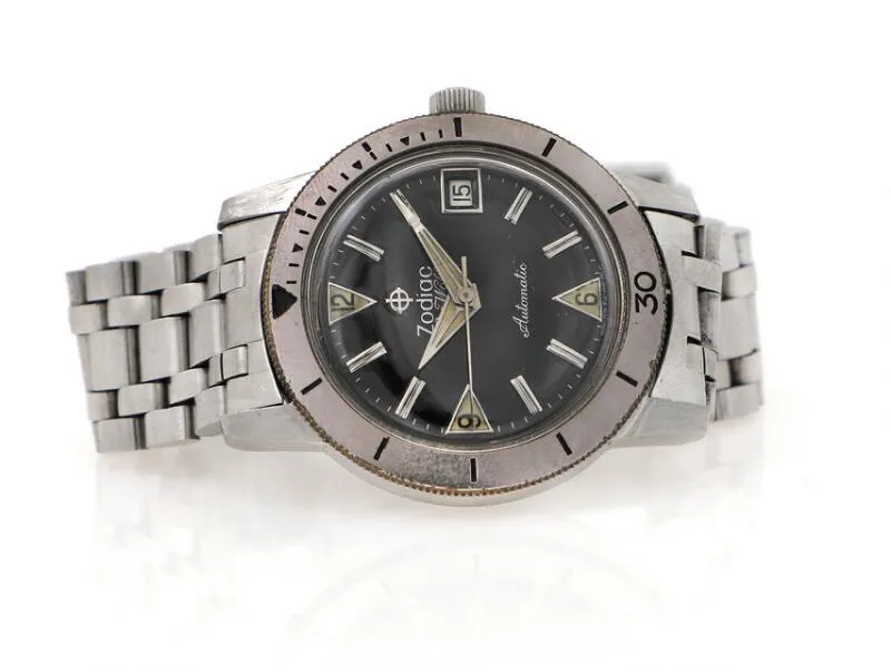 Zodiac Sea Wolf 722-916 35mm Stainless steel Black 1