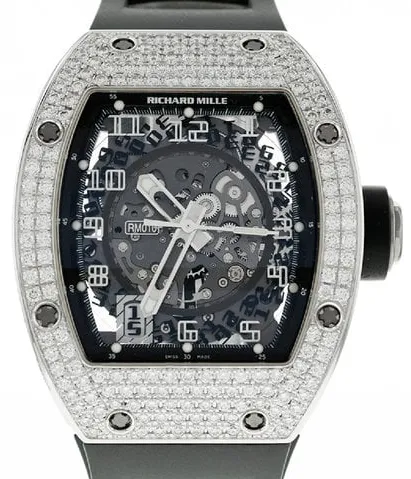 Richard Mille RM 010 RM 010 48mm White gold Transparent