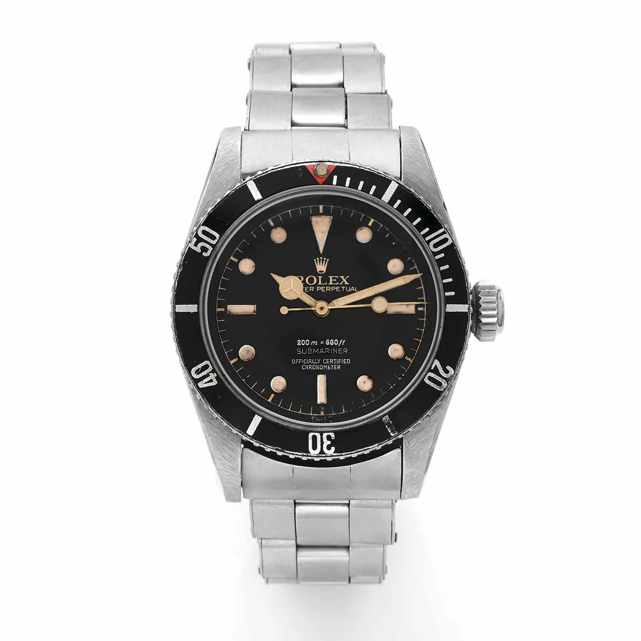 Rolex Submariner 6538 38mm Stainless steel Black