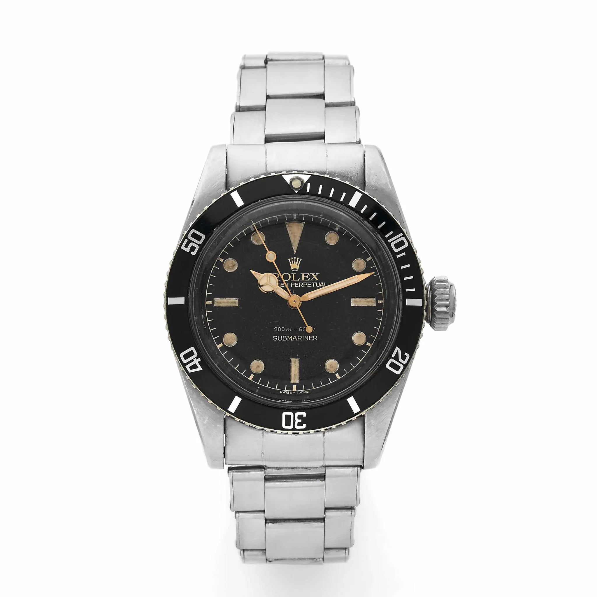 Rolex Submariner 6538 38mm Stainless steel Black