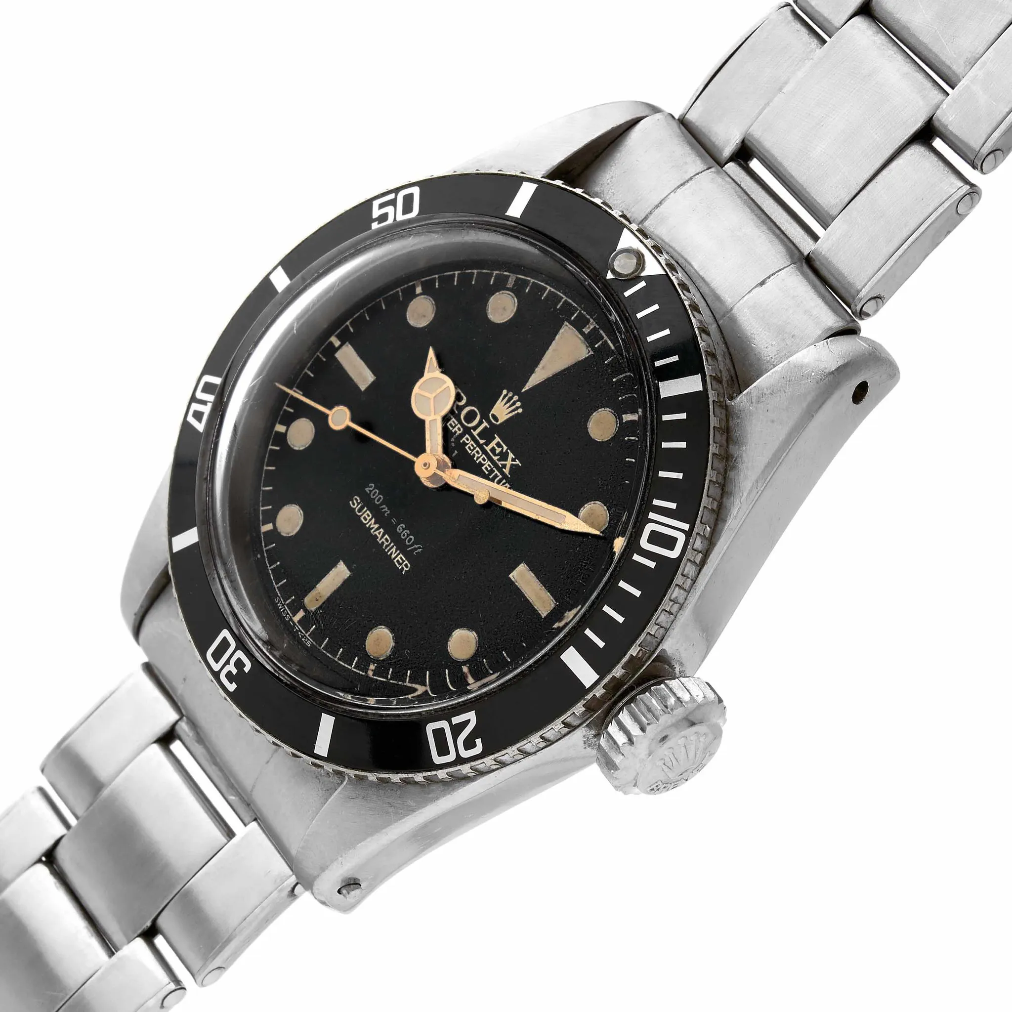 Rolex Submariner 6538 38mm Stainless steel Black 2