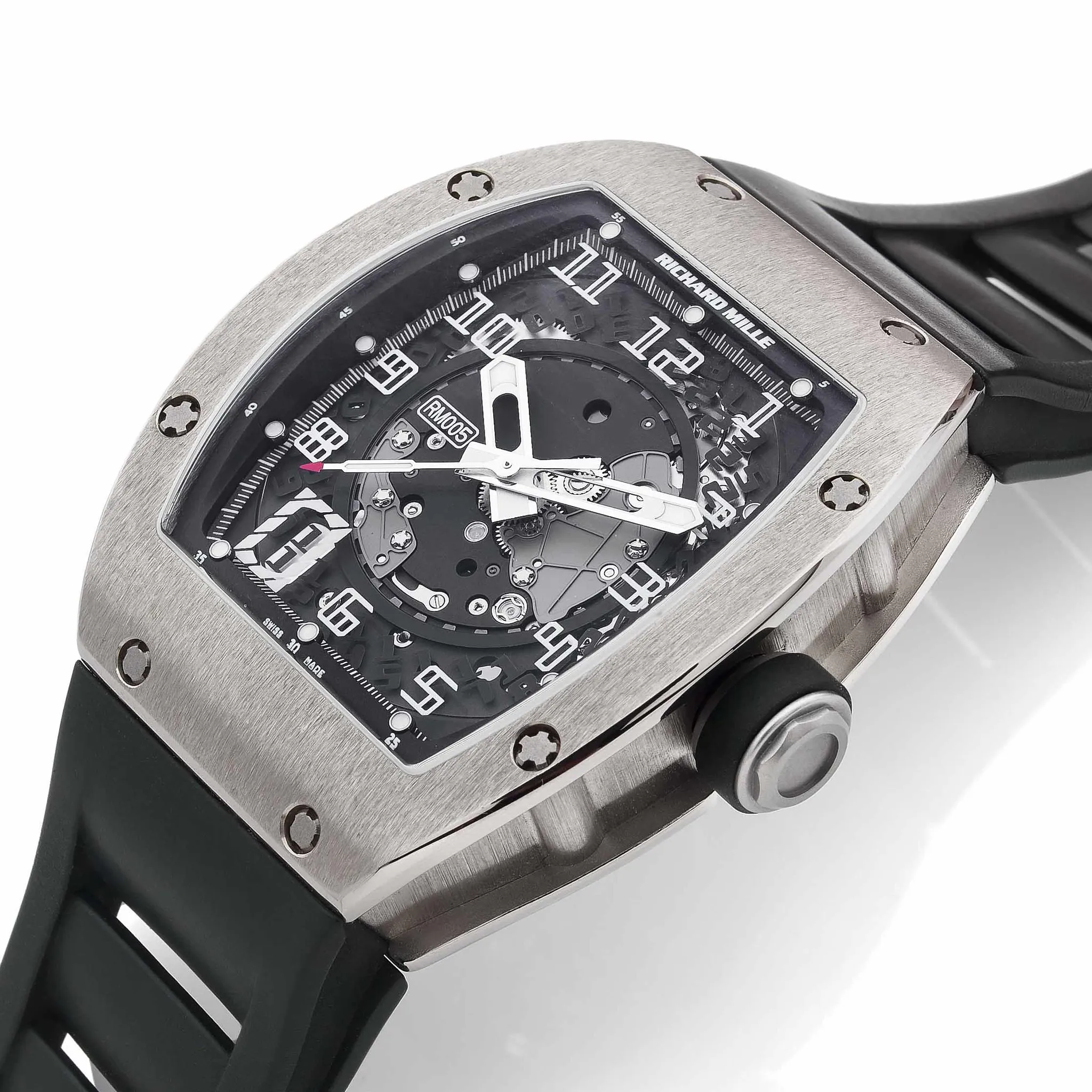 Richard Mille RM 005 RM005 AF WG 38mm White gold Skeletonized 1