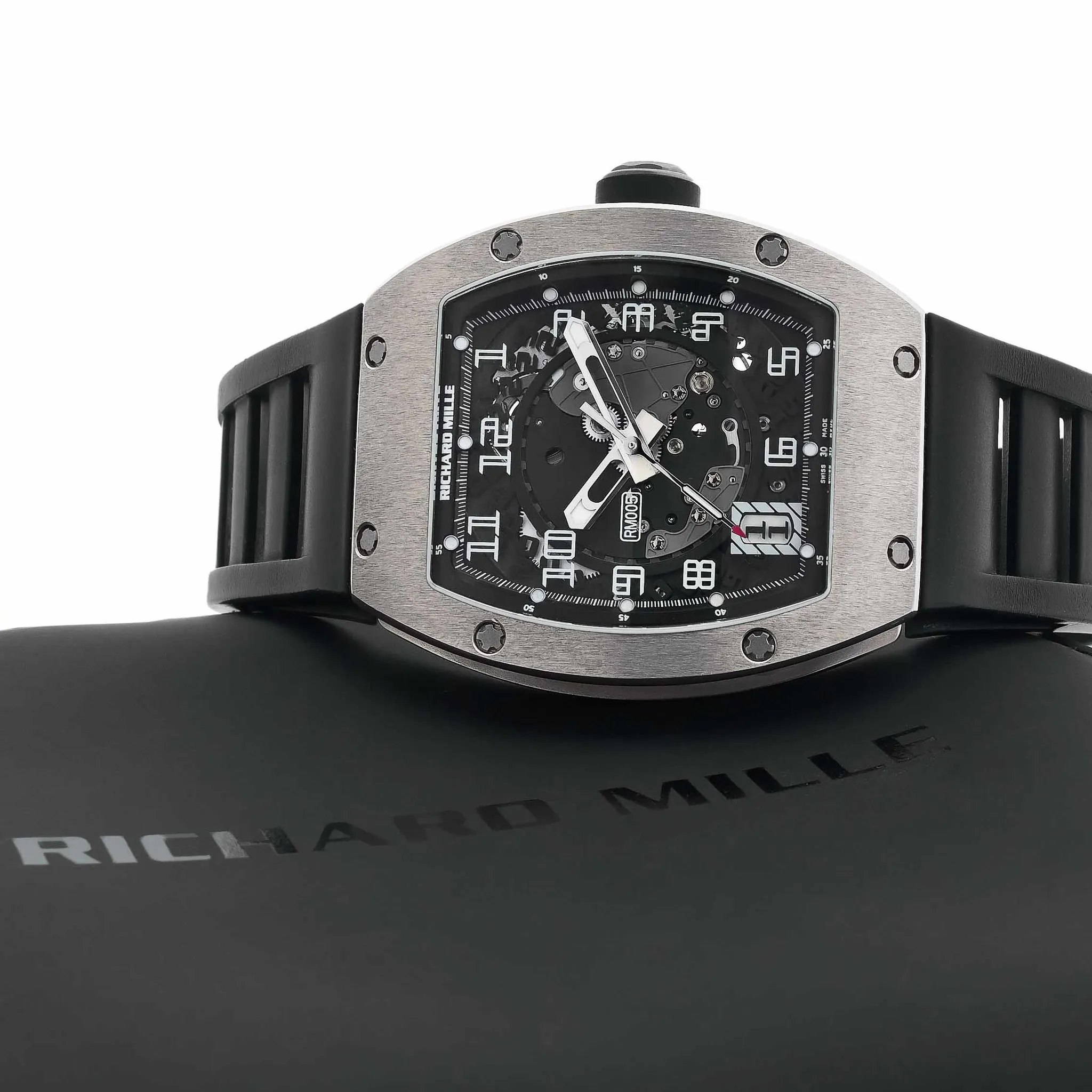 Richard Mille RM 005 RM005 AF WG 38mm White gold Skeletonized 3