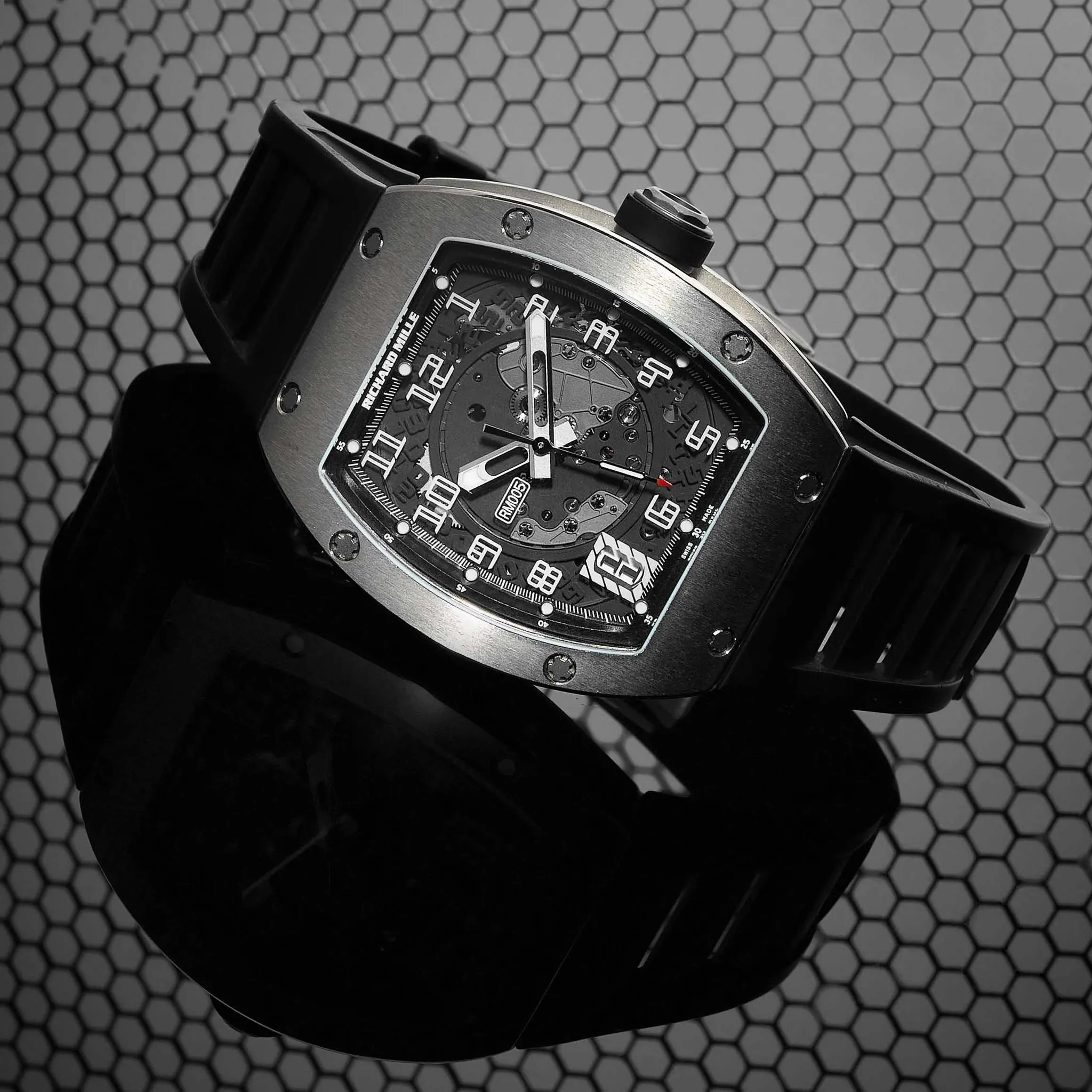 Richard Mille RM 005 RM005 AF WG 38mm White gold Skeletonized 4