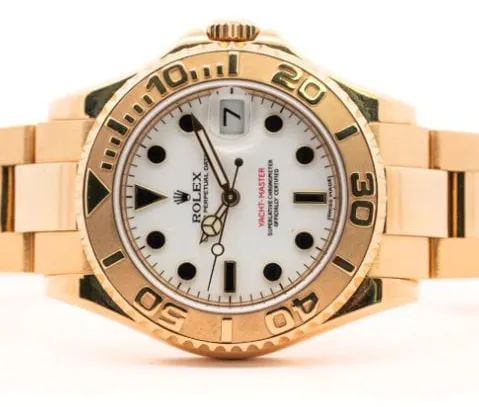 Rolex Yacht-Master 168628 35mm Yellow gold White