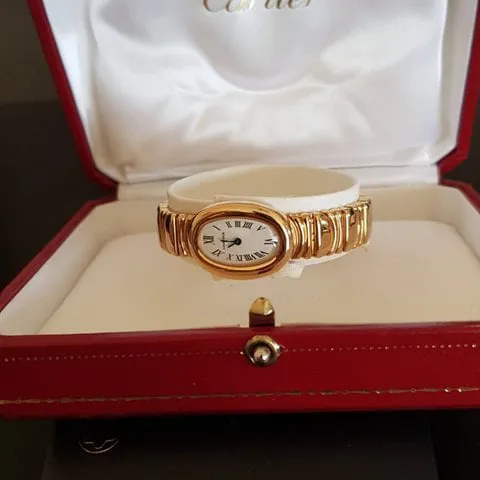 Cartier Baignoire W15109D8 750mm Yellow gold Silver