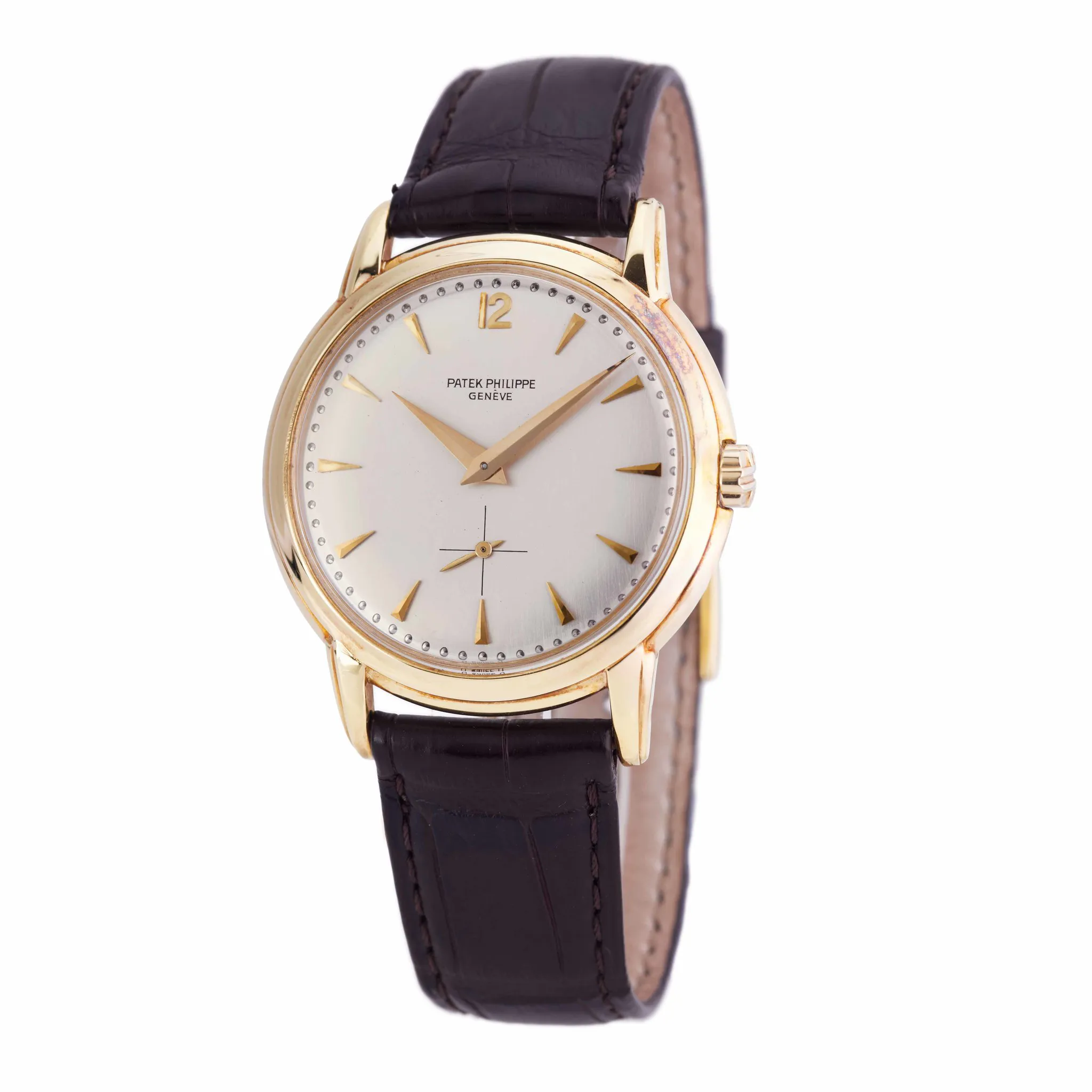 Patek Philippe Calatrava "Disco Volante" 2551 36mm Yellow gold Silver