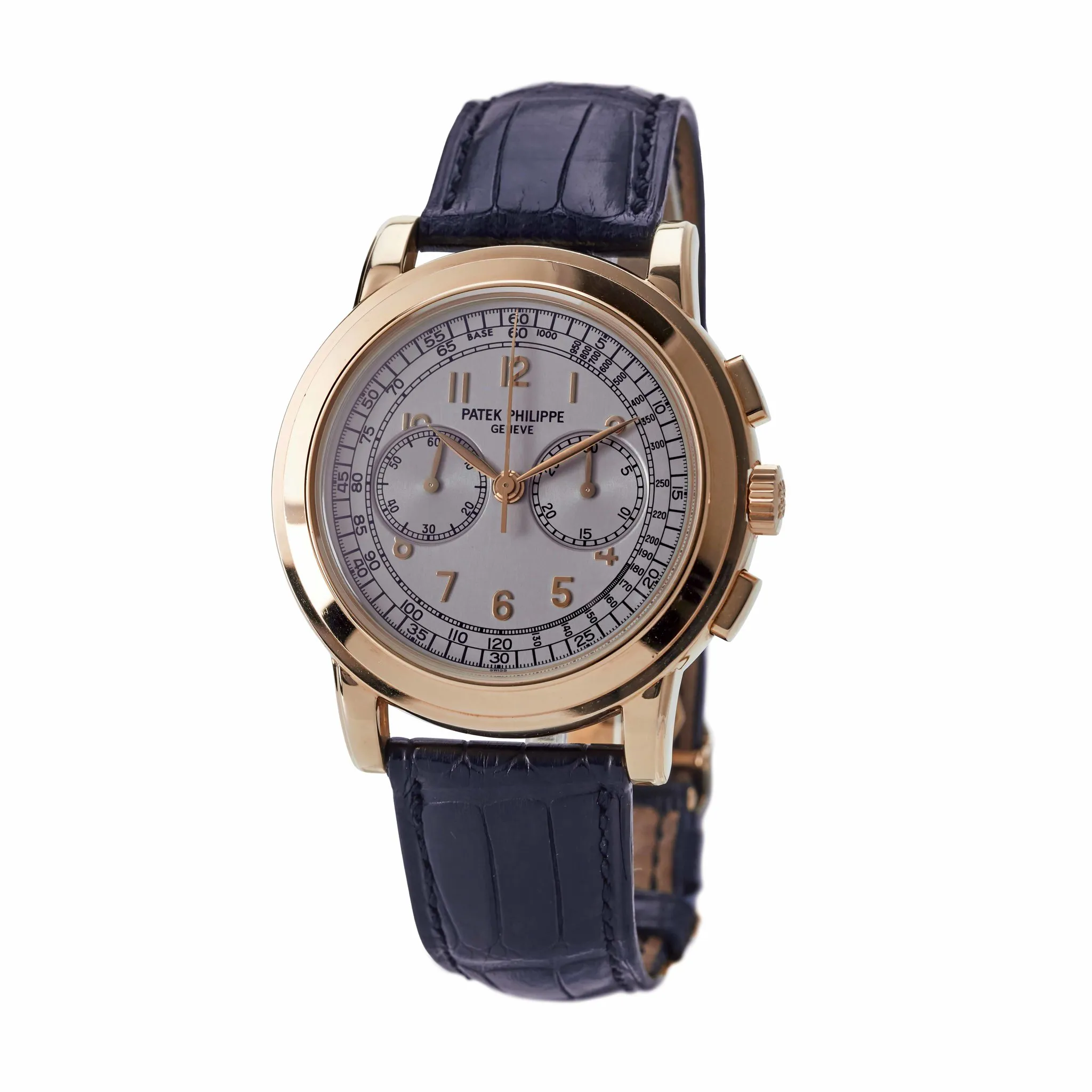 Patek Philippe Chronograph 5070R 42mm Rose gold Silver