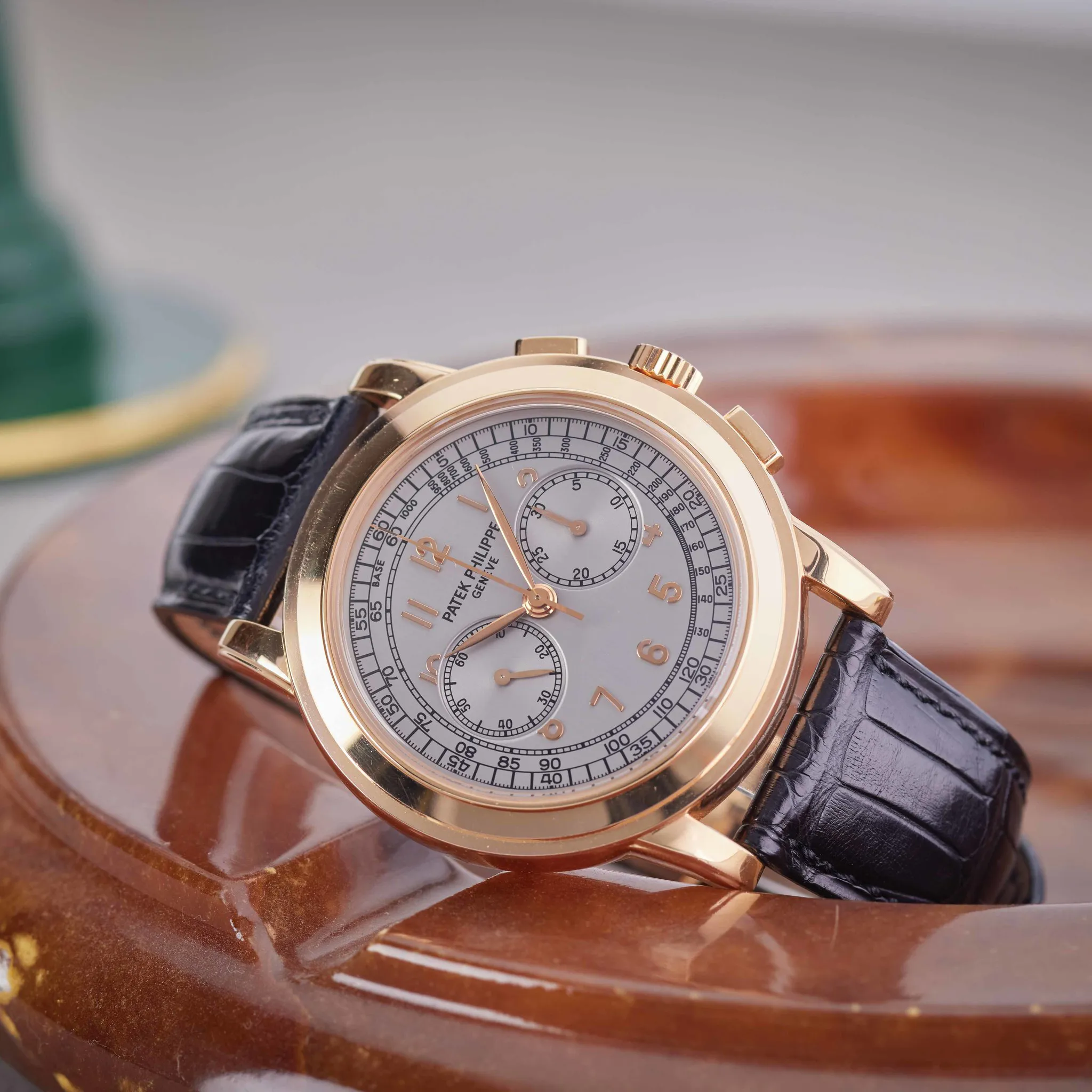 Patek Philippe Chronograph 5070R 42mm Rose gold Silver 1