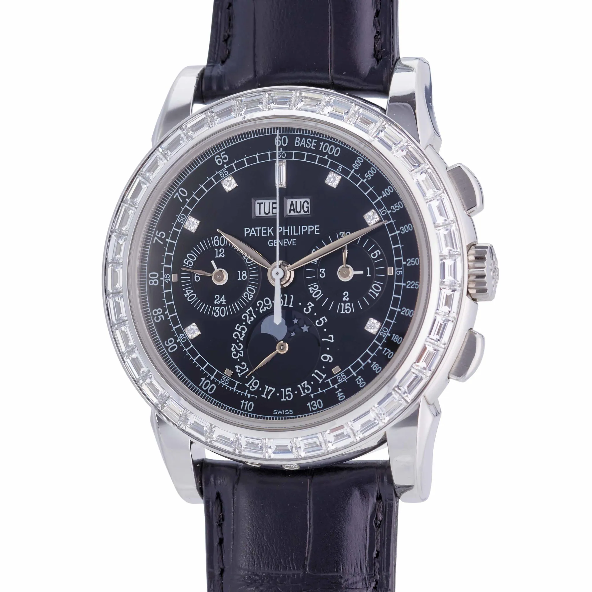 Patek Philippe Grand Complications Perpetual Calendar Chronograph 5971P-001 40mm Diamond Black