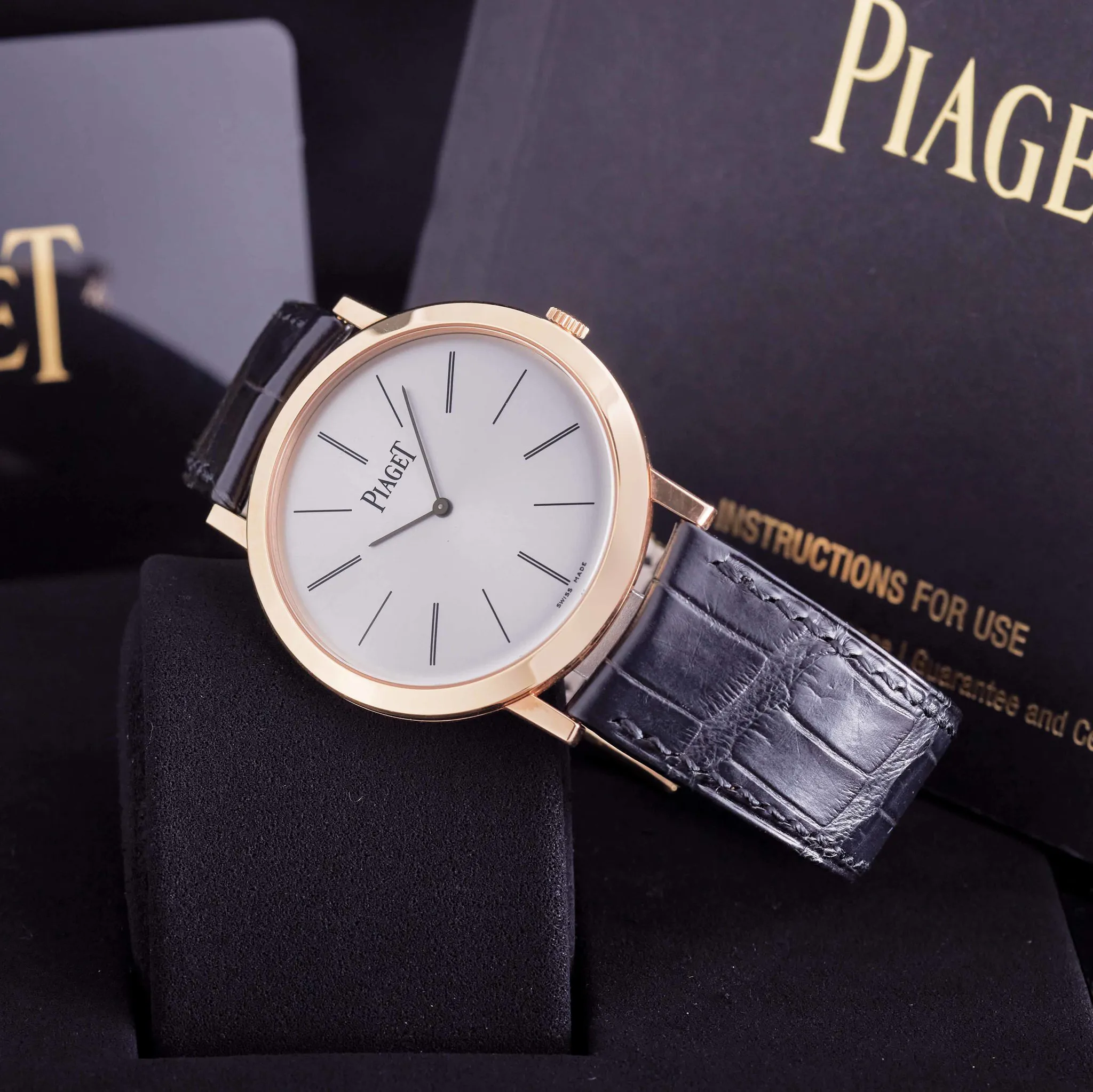 Piaget Altiplano G0A31114 38mm Rose gold Silver 1