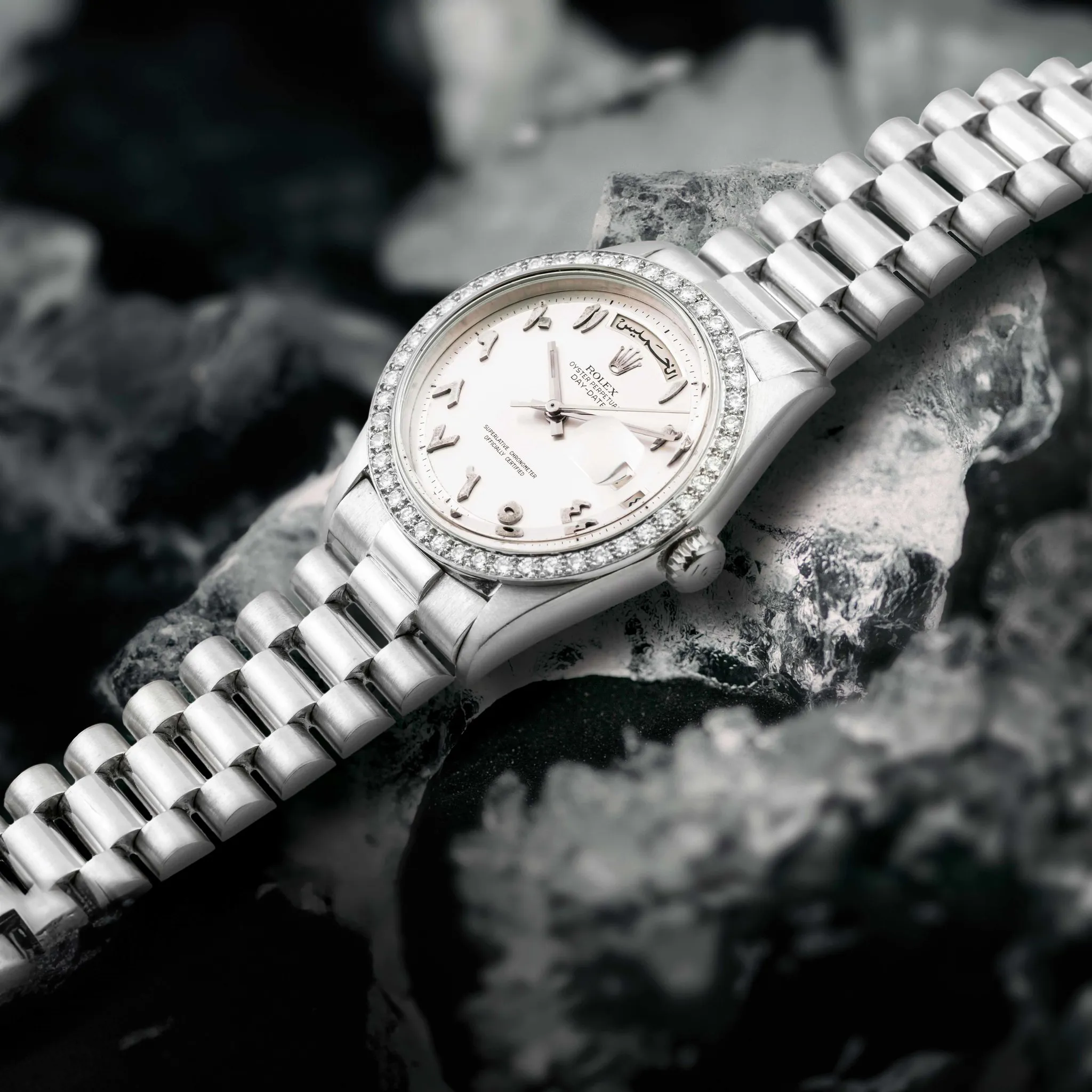 Rolex Day-Date 36 1804 36mm Platinum Diamond