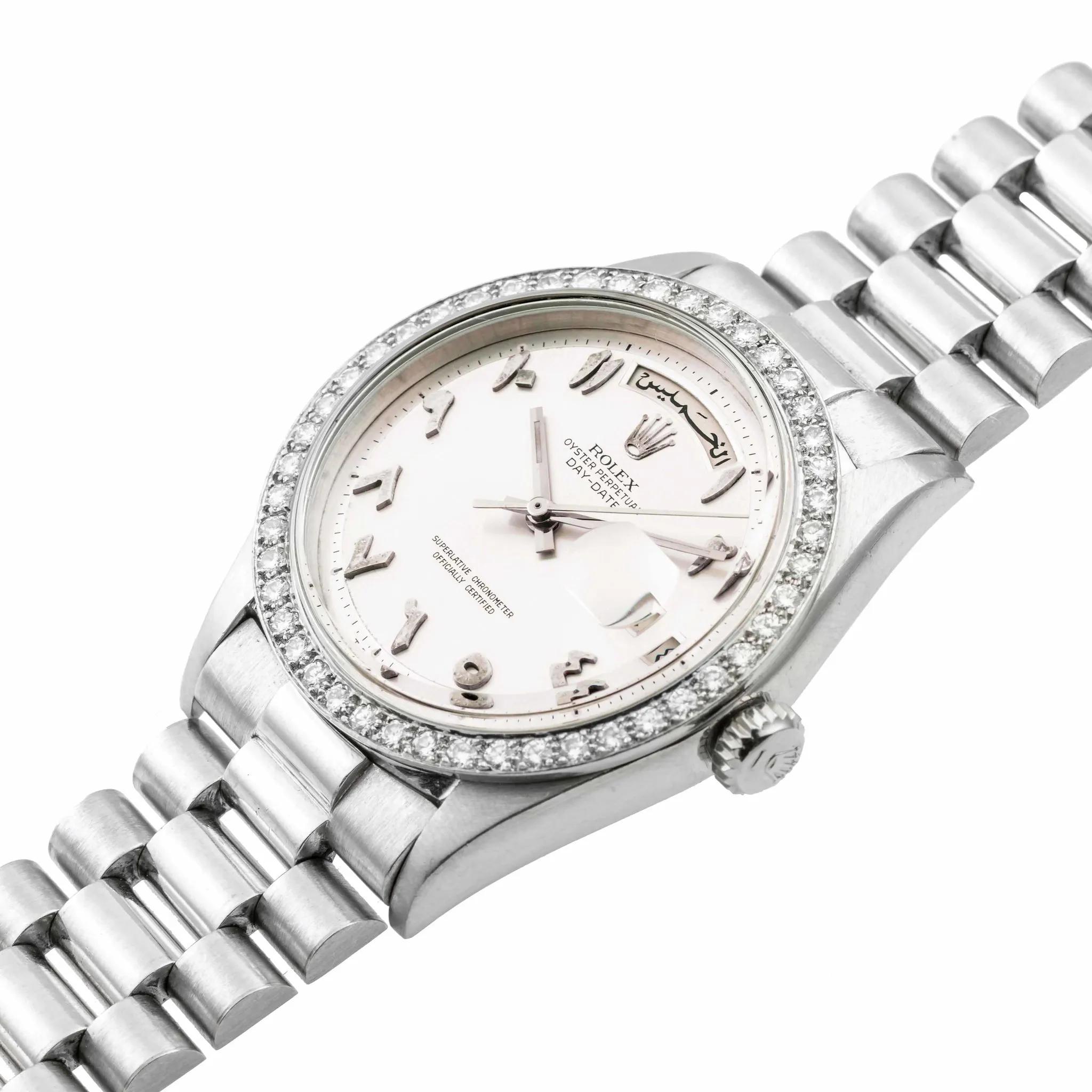 Rolex Day-Date 36 1804 36mm Platinum Diamond 1