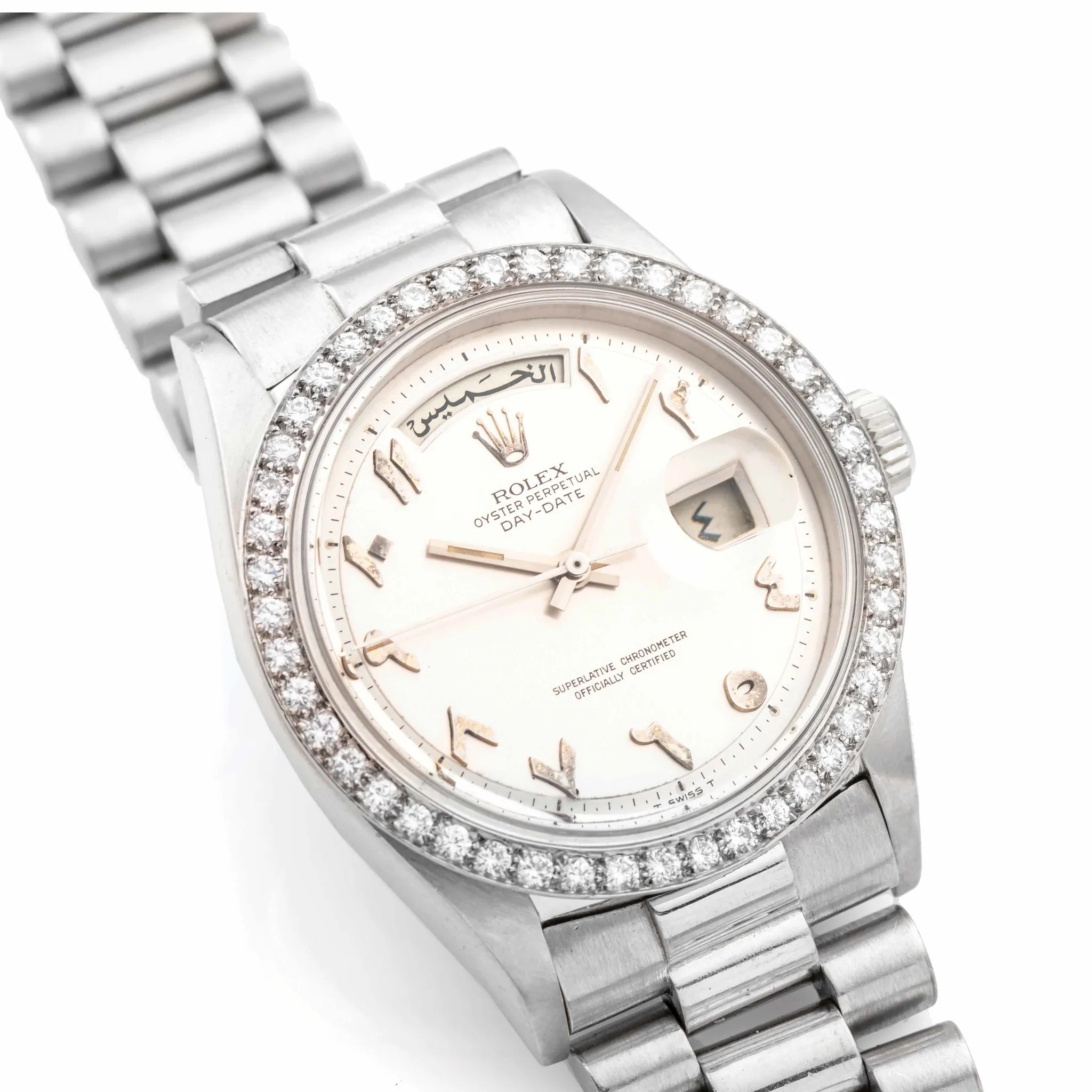 Rolex Day-Date 36 1804 36mm Platinum Diamond 4