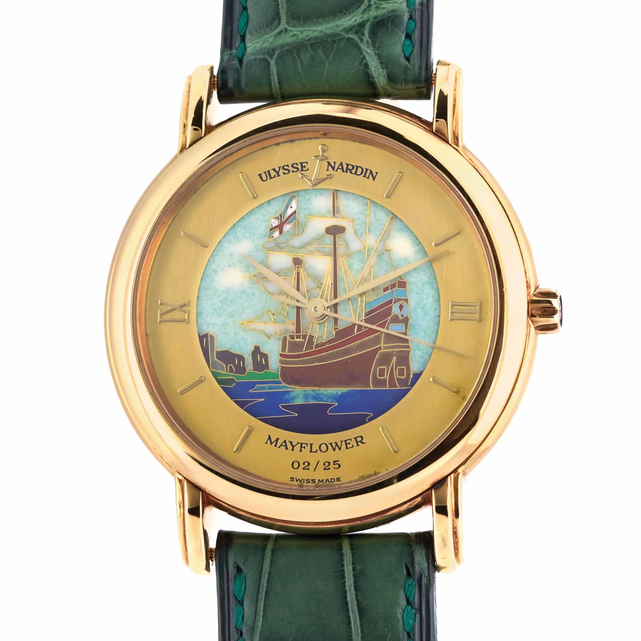 Ulysse Nardin San Marco 131-77-9 37mm Yellow gold Enamel