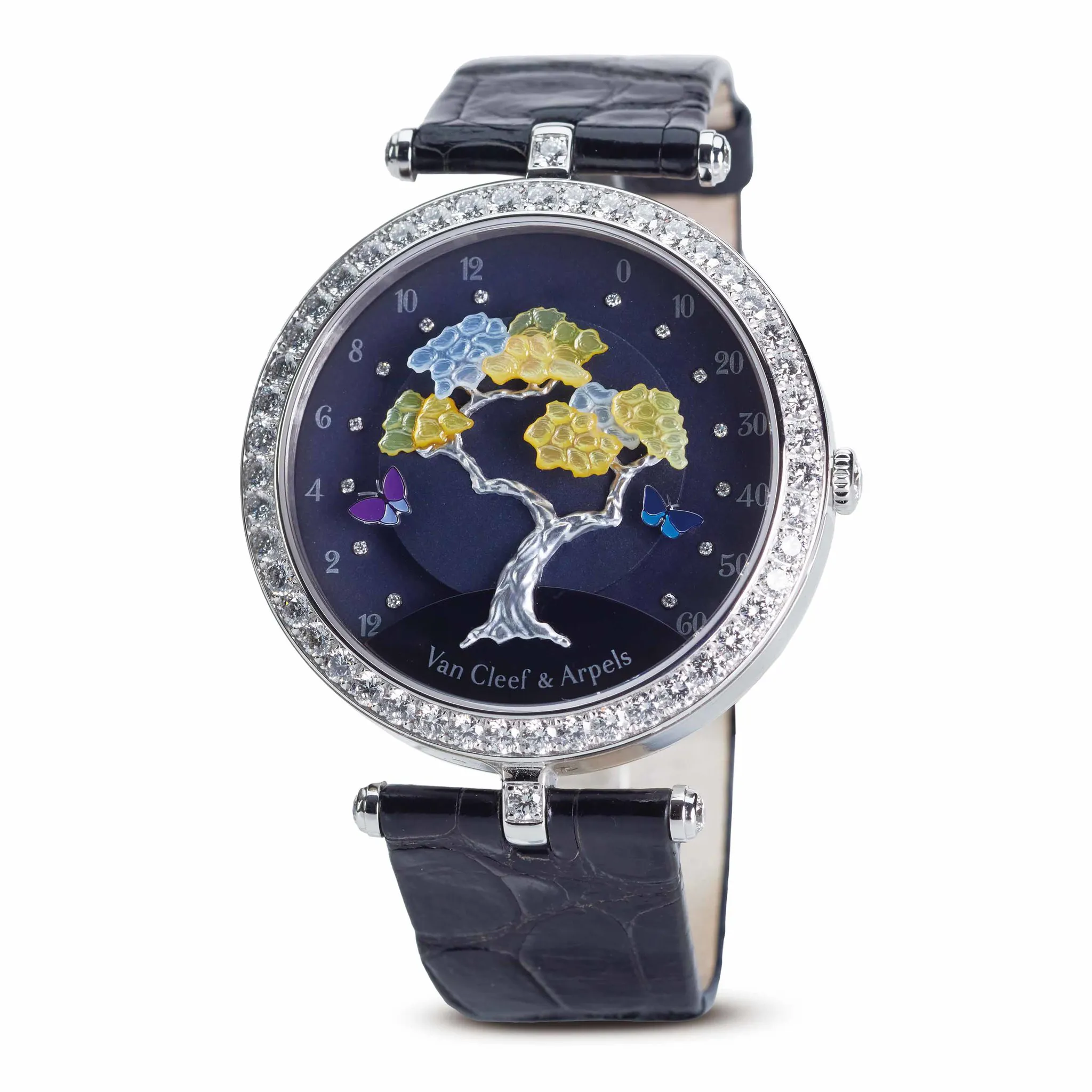 Van Cleef & Arpels Poetic Complications VCARO44I00 38mm White gold Black