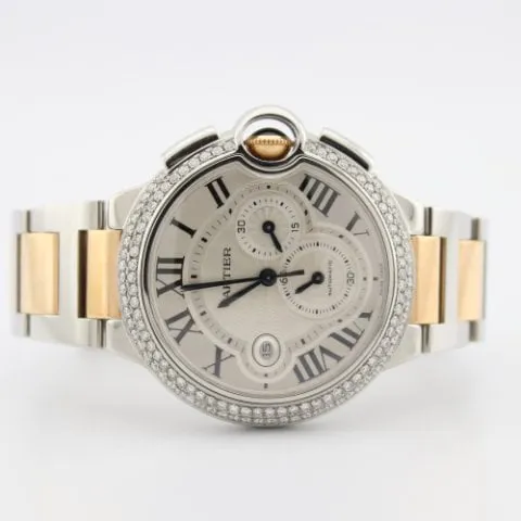 Cartier Ballon Bleu w6920063 44mm Yellow gold and Stainless steel Silver