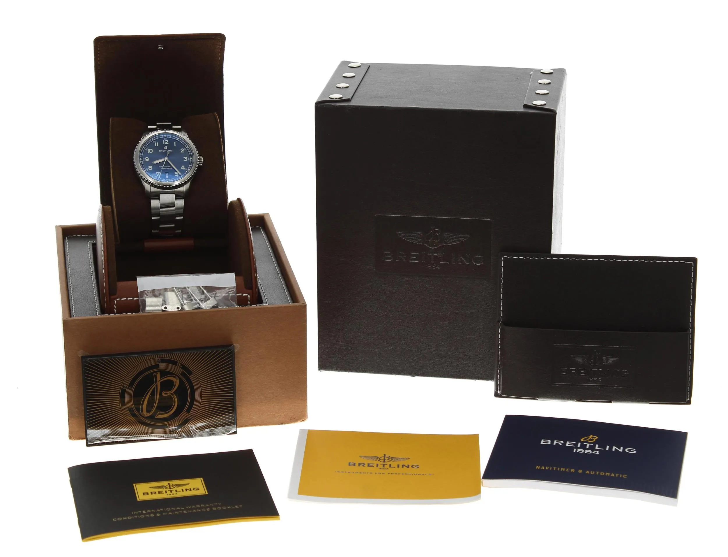 Breitling Aviator 8 A17314 41mm Stainless steel Blue 1