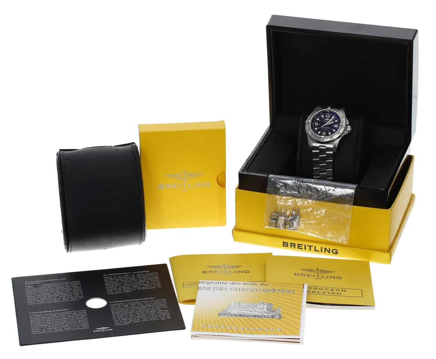 Breitling Superocean A17390 44mm Stainless steel Black 1