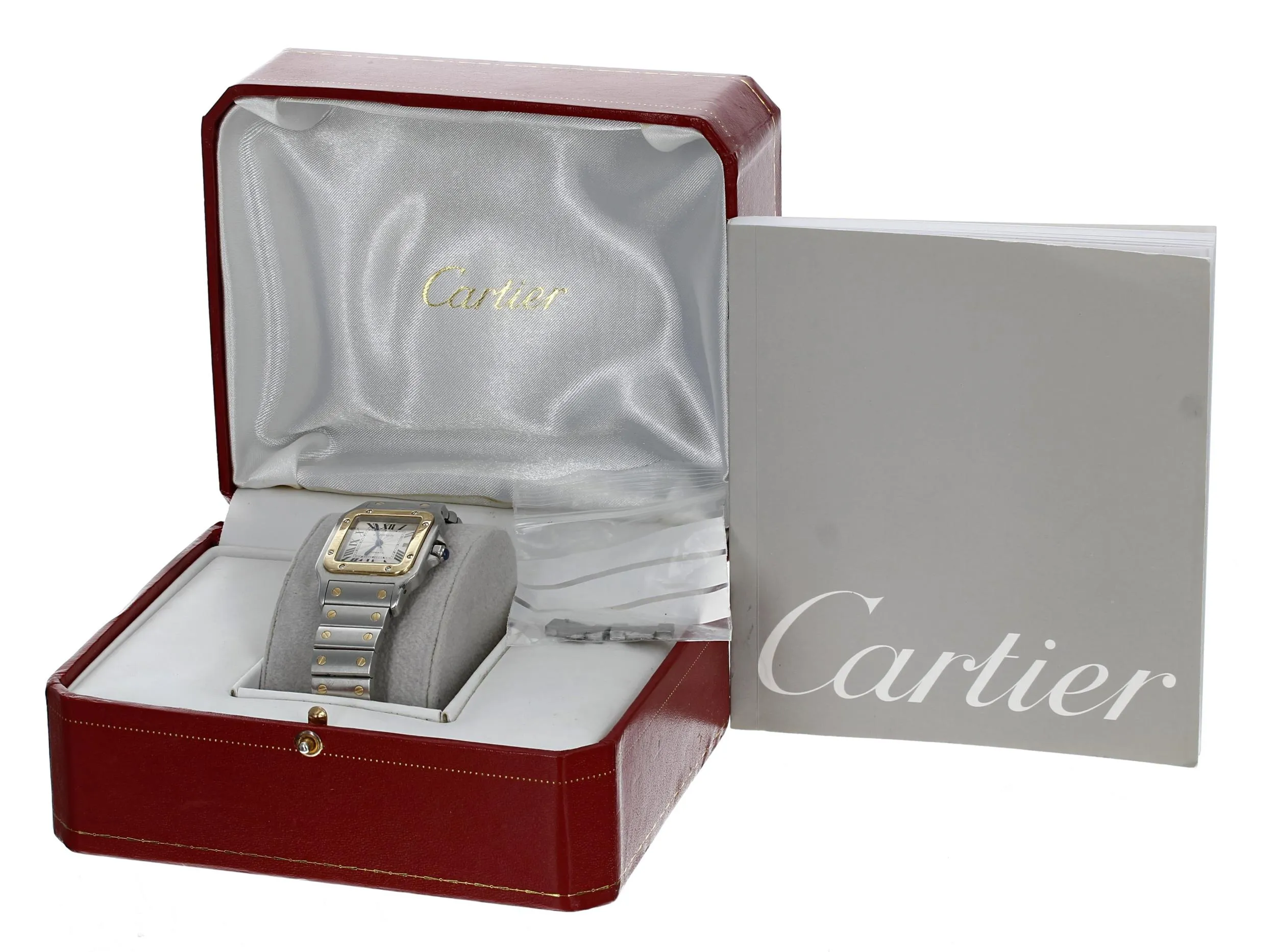 Cartier Santos Galbée 2319 29mm Yellow gold and stainless steel Silver 1