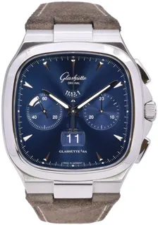 Glashütte Vintage 1-37-02-08-02-62 Stainless steel Blue