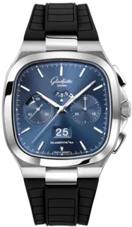 Glashütte Vintage 1-37-02-08-02-63 Stainless steel Blue