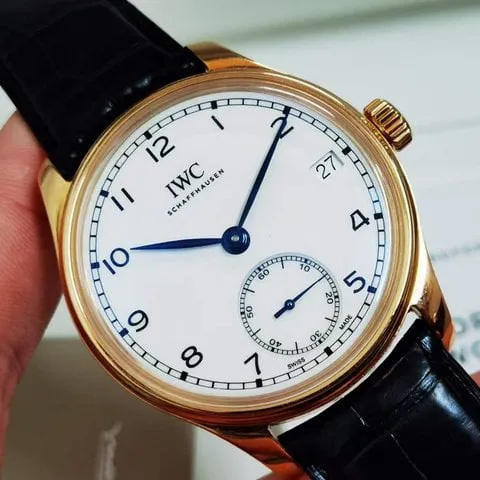 IWC Portugieser IW510211 43mm Rose gold White