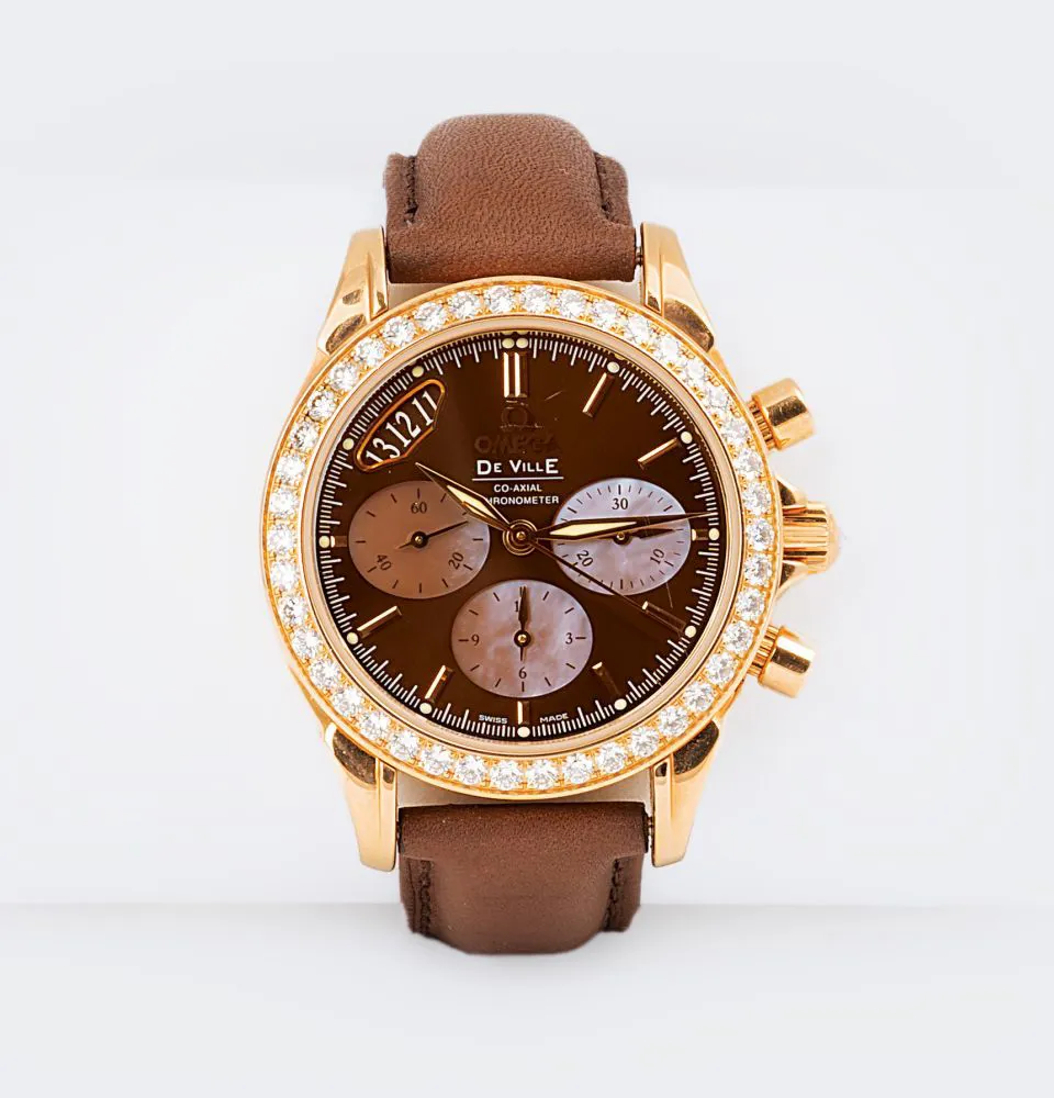 Omega De Ville 35mm Rose gold Brown