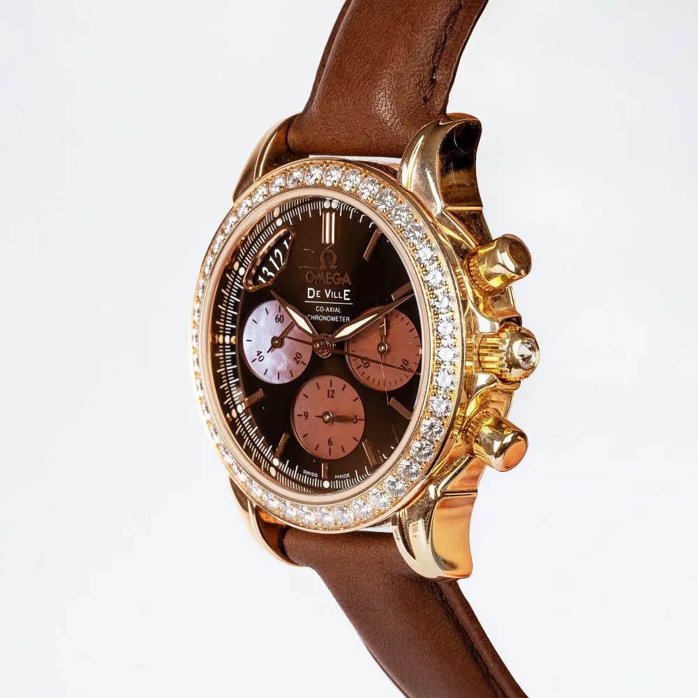 Omega De Ville 35mm Rose gold Brown 1