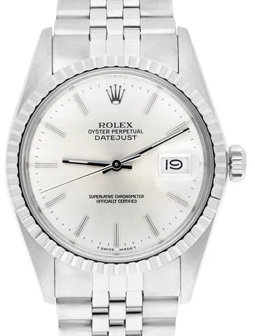 Rolex Datejust 36 16030 36mm Stainless steel Silver