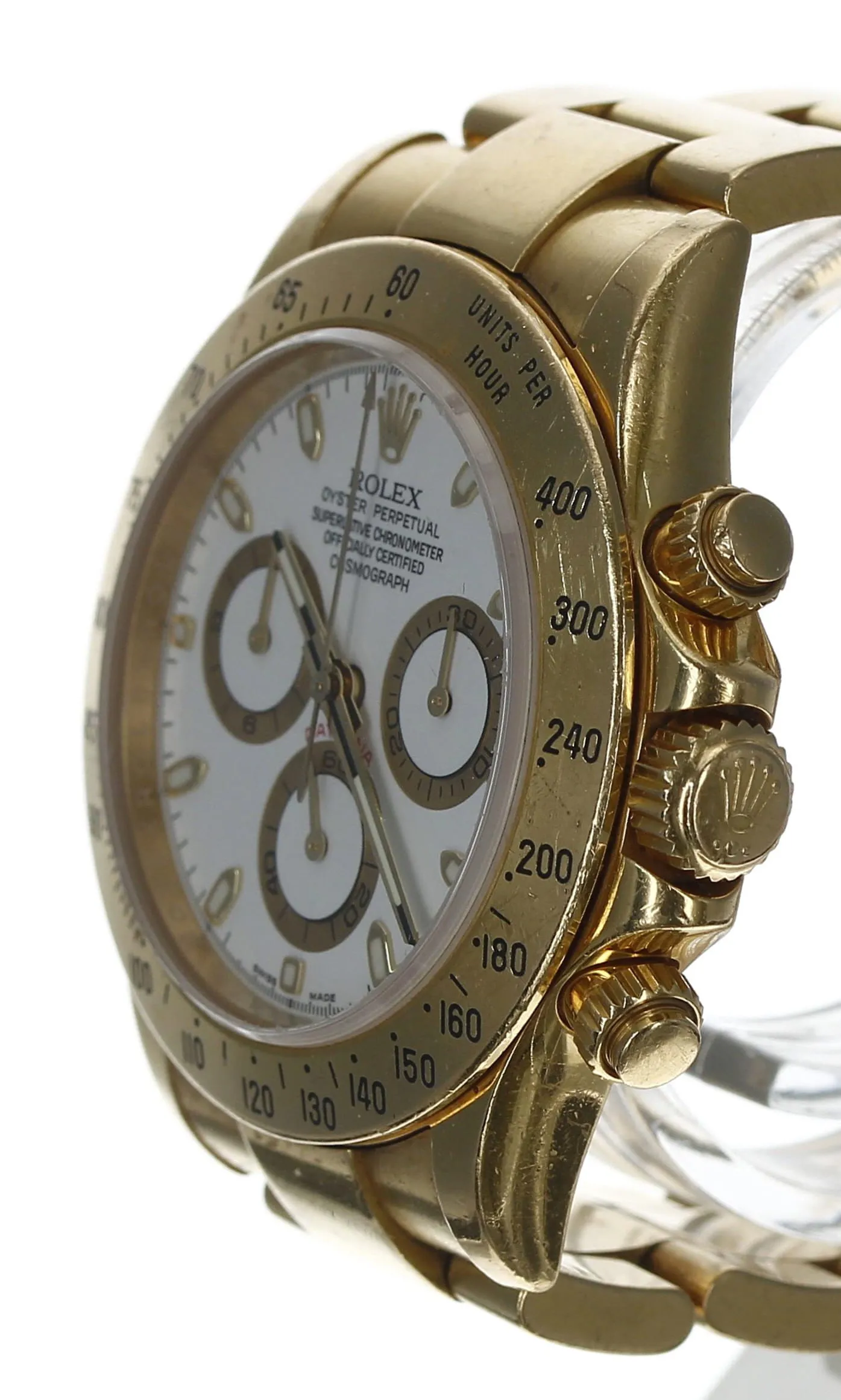 Rolex Daytona 116528 42mm Yellow gold Mother-of-pearl 2