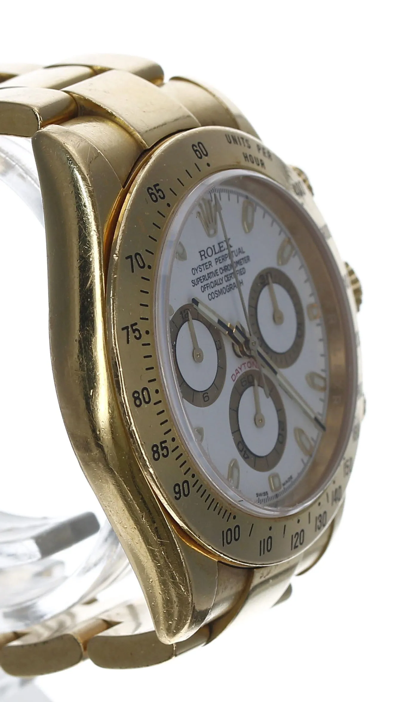 Rolex Daytona 116528 42mm Yellow gold Mother-of-pearl 3