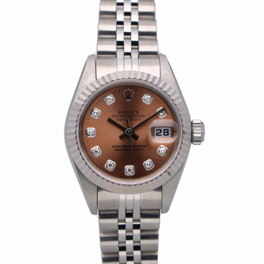 Rolex Lady-Datejust 79174 26mm White gold and Stainless steel Rose