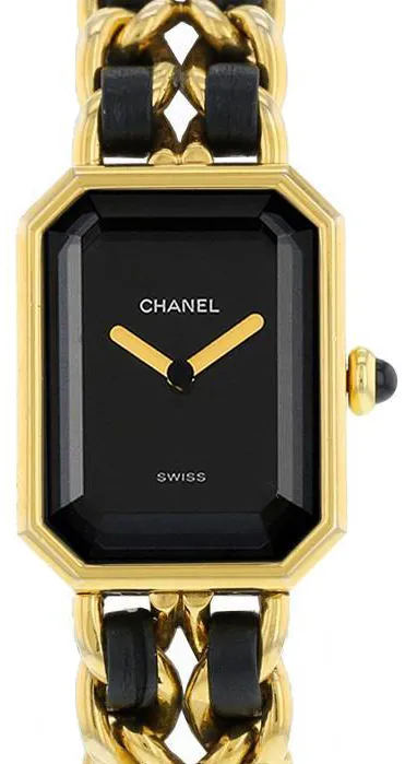 Chanel Première 20mm Gold-plated Black