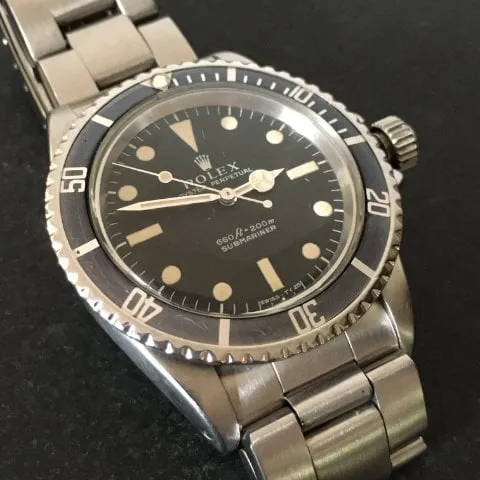 Rolex Submariner 5513 40mm Stainless steel Gray