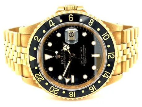 Rolex GMT-Master II 16718 40mm Yellow gold Black