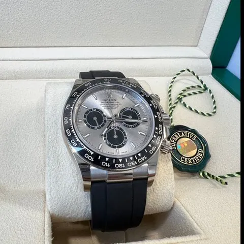 Rolex Daytona 126519LN-0006 40mm 18k white gold Silver