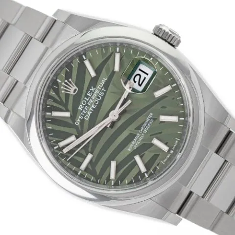 Rolex Datejust 36 126200 36mm Stainless steel Green