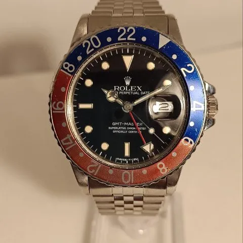 Rolex GMT-Master 16750 40mm Stainless steel Black