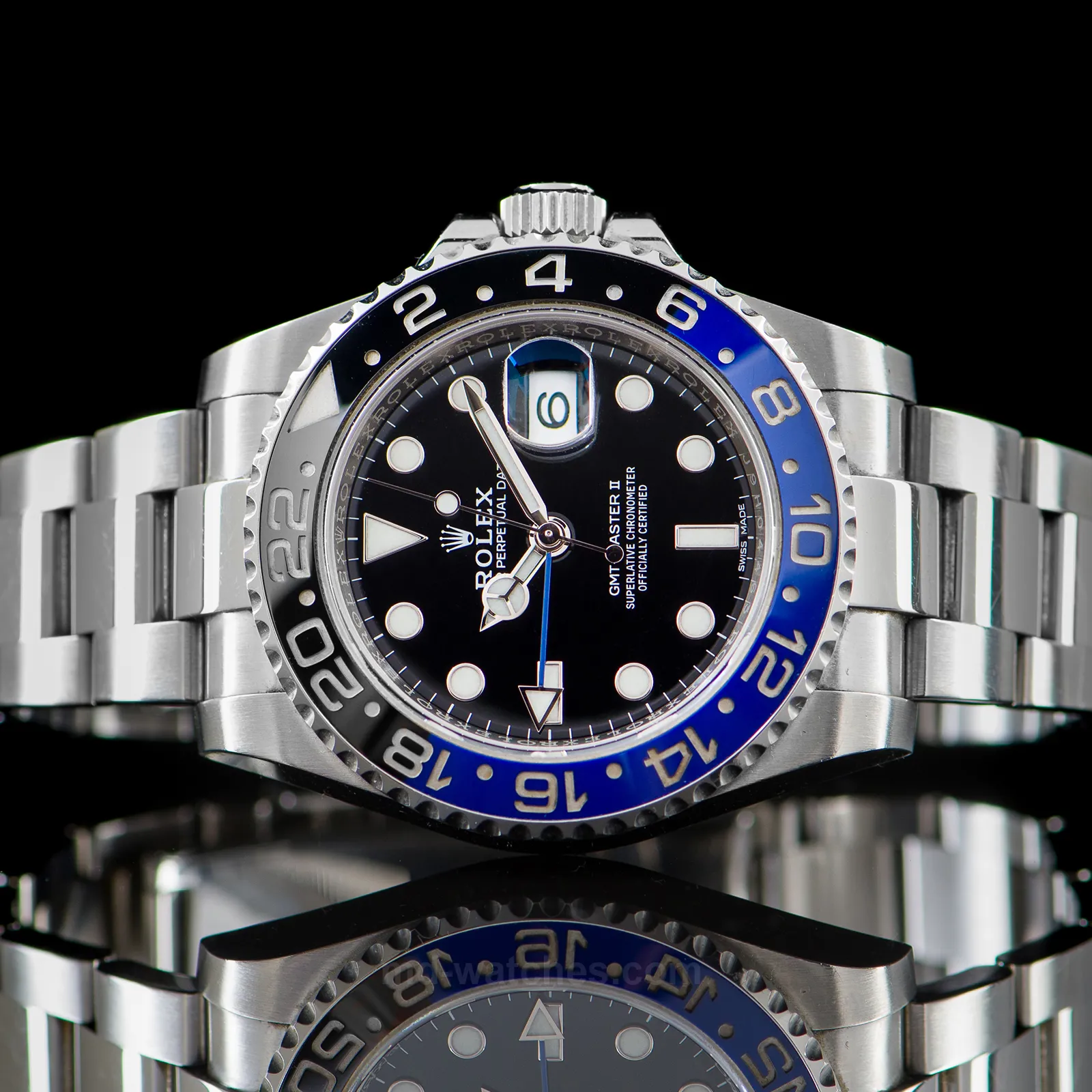 Rolex GMT-Master II 116710BLNR 40mm Stainless steel Black