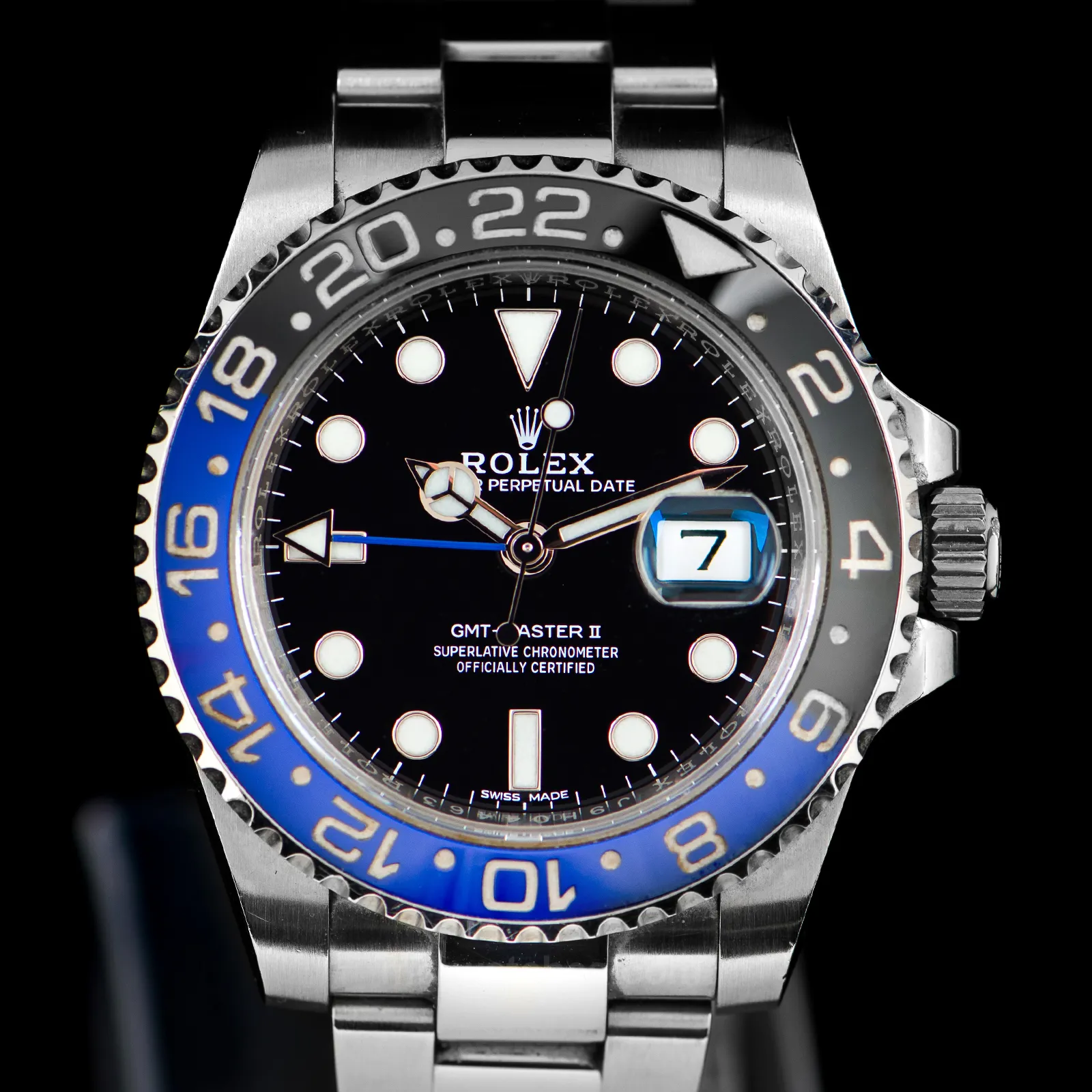 Rolex GMT-Master II 116710BLNR 40mm Stainless steel Black 3