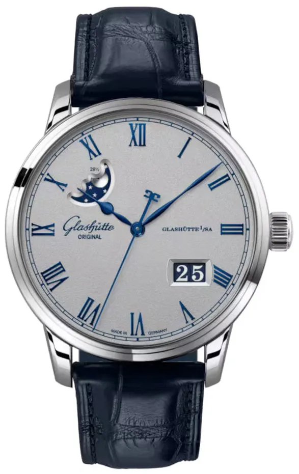 Glashütte Senator 1-36-24-02-02-61 40mm Stainless steel Gray