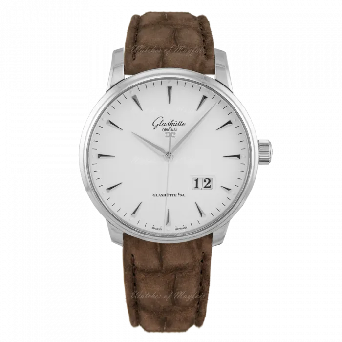 Glashütte Senator 1-36-03-05-02-31 42mm Stainless steel White