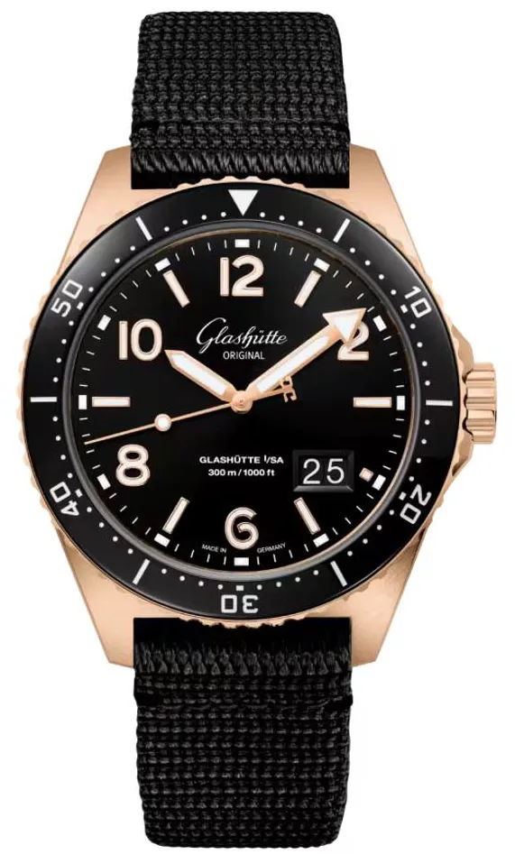 Glashütte Spezialist 1-36-13-03-90-35 43mm Rose gold Black