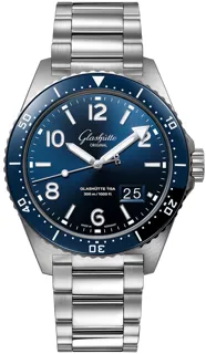 Glashütte Spezialist 1-36-13-02-81-70 Stainless steel Blue