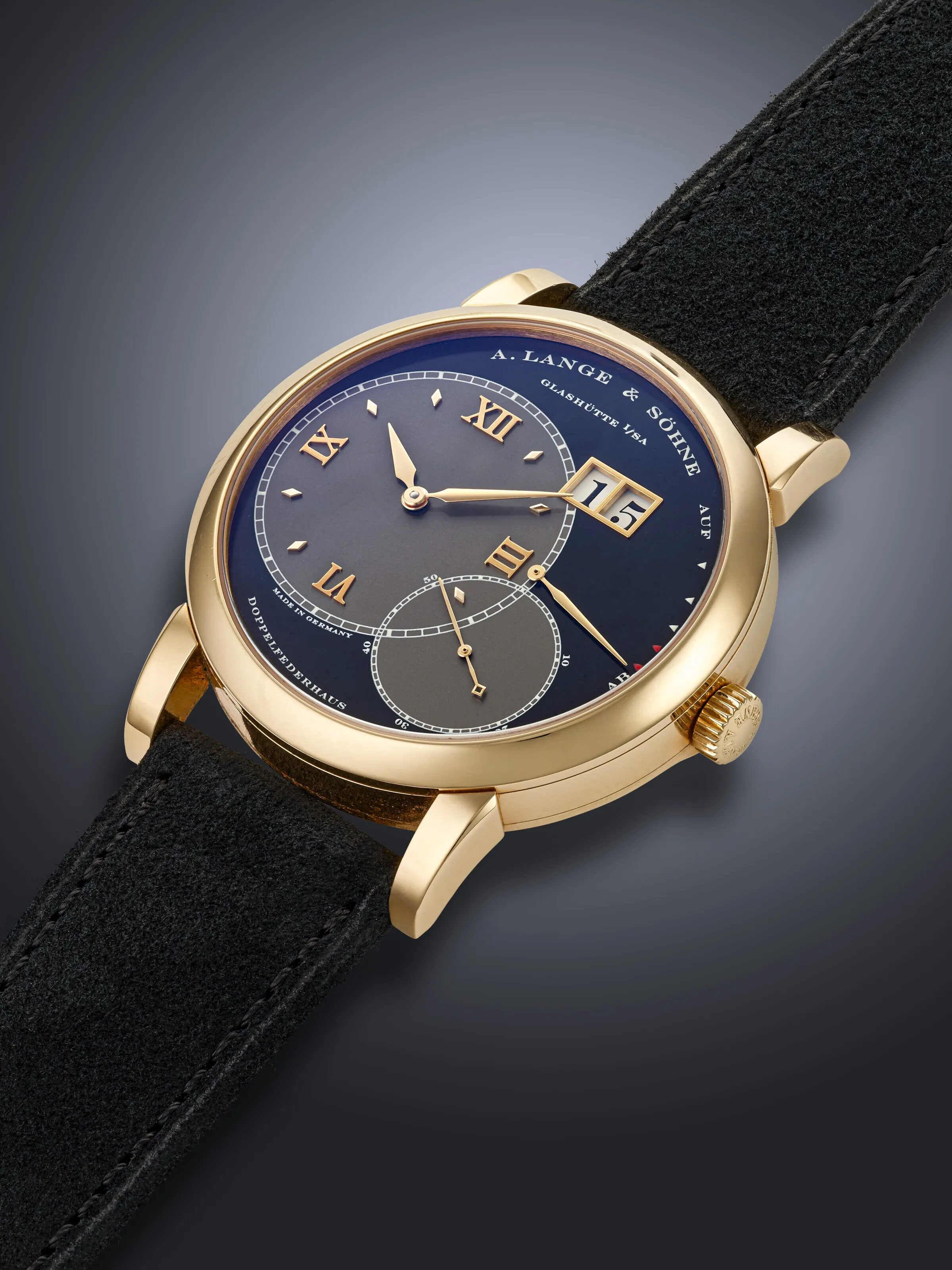 A. Lange & Söhne Grand Lange 1 115.031 42mm Rose gold Black 1