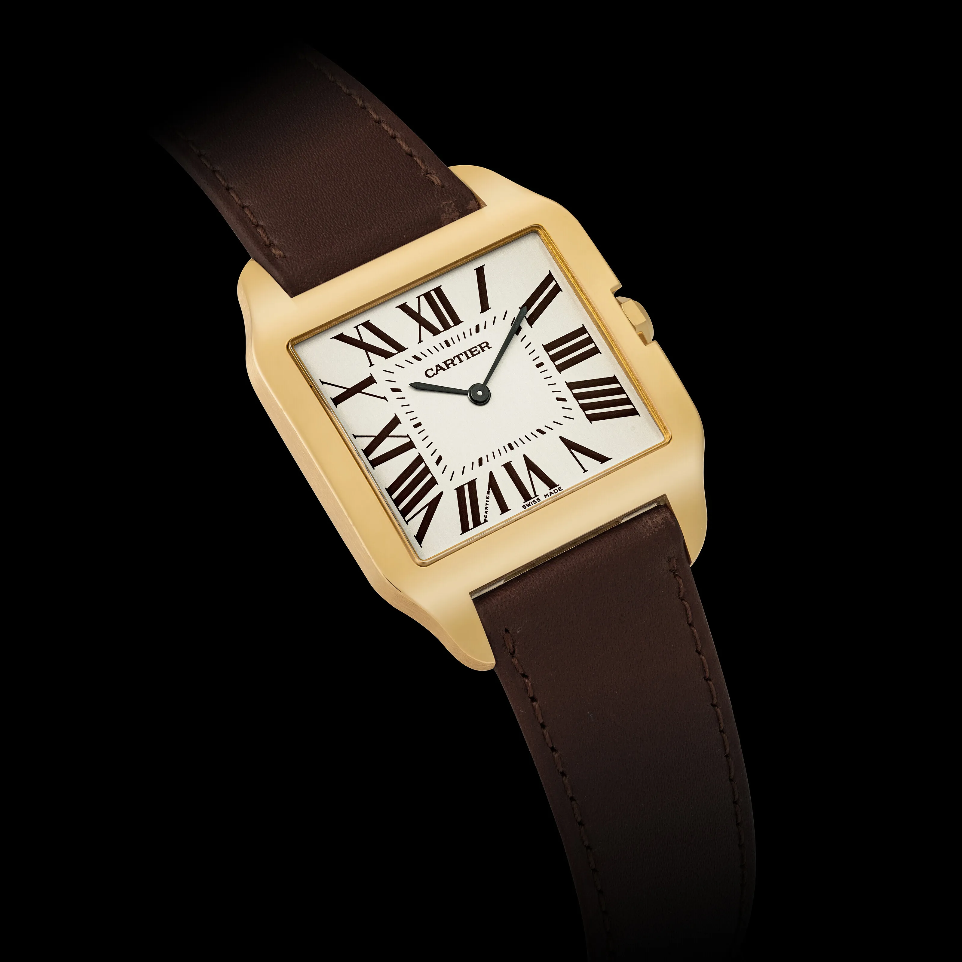 Cartier Santos Dumont 35mm Rose gold White