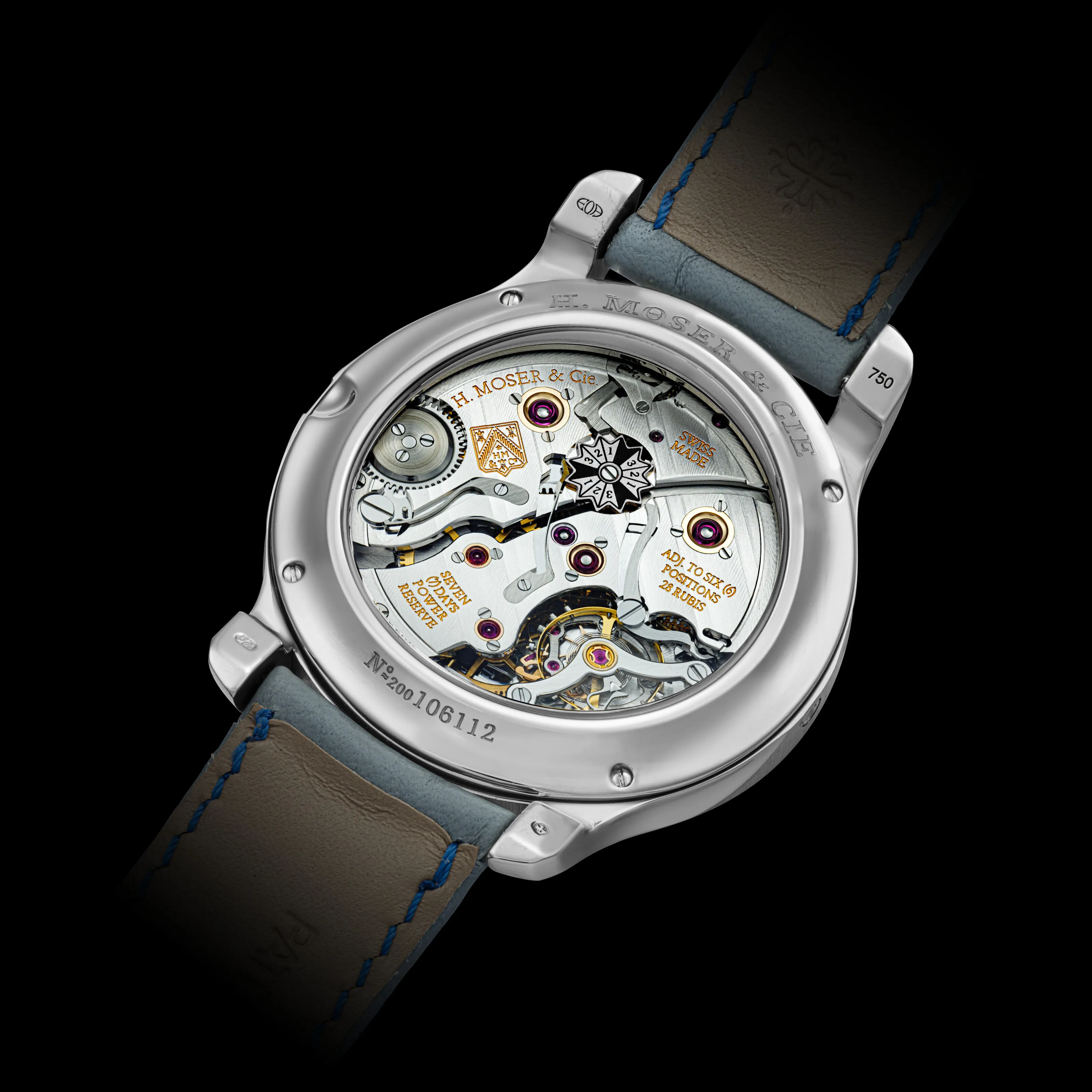 H. Moser & Cie. 40mm White gold Blue 1